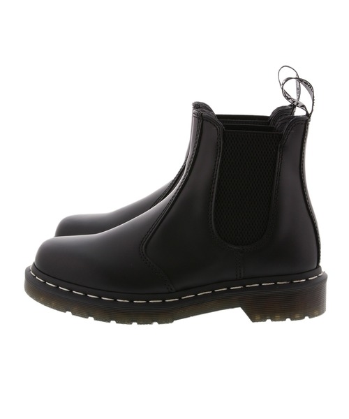 Dr. Martens（ドクターマーチン）の「Dr.Martens  2976 CHELSEA BOOT WHITE STITCH 26257001（ブーツ・レディース・ブラック・23㎝/24㎝/25㎝）」の2枚目の写真