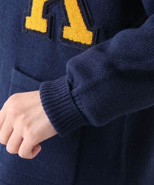 B.C STOCK(ベーセーストック)の「スクールカーディガン(カーディガン/ボレロ・メンズ・ネイビー/グリーン・MEDIUM/LARGE)」の11枚目の写真