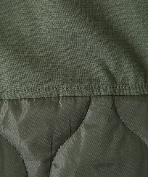 77circa（ナナナナサーカ）の「77circa / ナナナナサーカ：【レディース】circa make cutback military coat：cc21aw-46[DEA]（ミリタリージャケット・レディース・ブラック/オリーブ・FREE）」の21枚目の写真