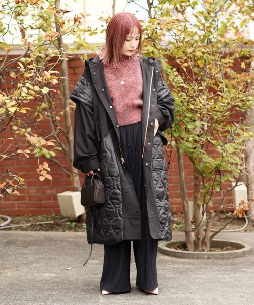 77circa（ナナナナサーカ）の「77circa / ナナナナサーカ：【レディース】circa make cutback military coat：cc21aw-46[DEA]（ミリタリージャケット・レディース・ブラック/オリーブ・FREE）」の14枚目の写真