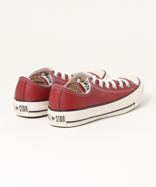 CONVERSE（コンバース）の「【CONVERSE】LEATHER AS US OX（スニーカー・レディース・レッド・23.5cm/24cm/24.5cm/23cm）」の2枚目の写真