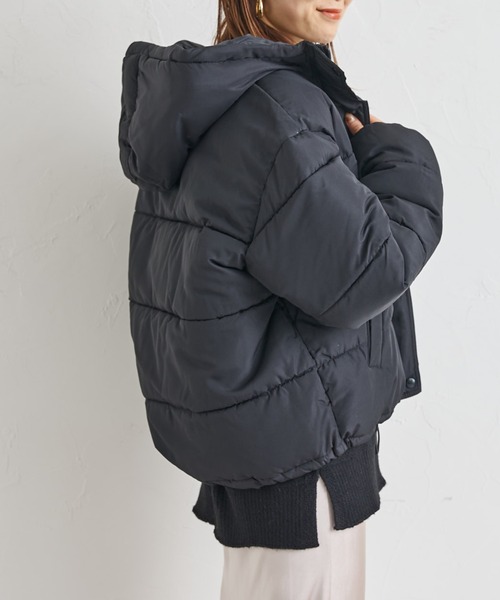 prose verse（プロズヴェール）の「《ZOZO限定》中綿ショートブルゾン（ダウンジャケット/コート・レディース・ブラック/ブラウン/カーキ/アイボリー・MEDIUM）」の12枚目の写真