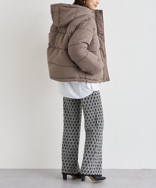 prose verse（プロズヴェール）の「《ZOZO限定》中綿ショートブルゾン（ダウンジャケット/コート・レディース・ブラック/ブラウン/カーキ/アイボリー・MEDIUM）」の14枚目の写真