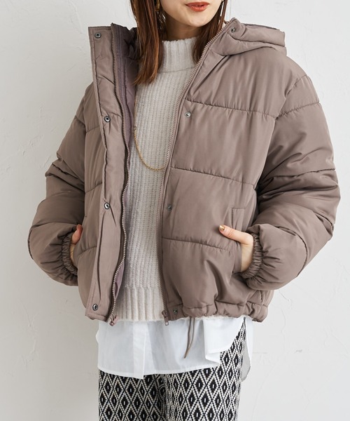 prose verse（プロズヴェール）の「《ZOZO限定》中綿ショートブルゾン（ダウンジャケット/コート・レディース・ブラック/ブラウン/カーキ/アイボリー・MEDIUM）」の18枚目の写真