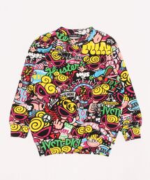 ヒステリックミニ　テディPOP　総柄　トレーナー　ヒスミニ ヒステリックミニ テディPOP 総柄 トレーナー ヒスミニ - メルカリ