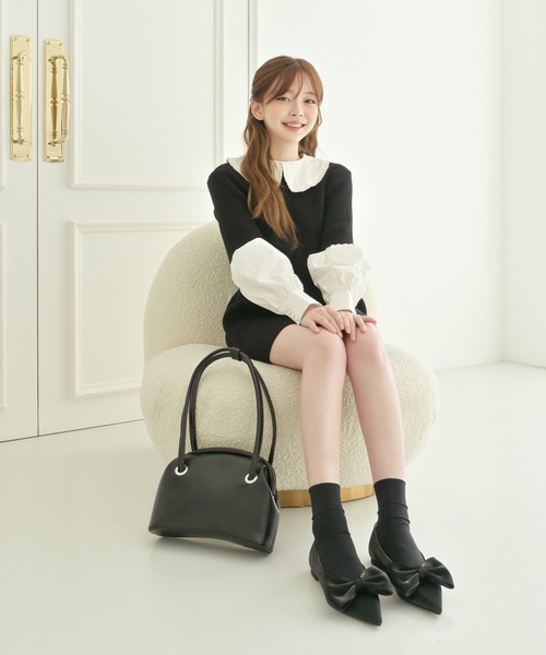 &lottie（アンドロッティ）の「simple shoulder bag（ショルダーバッグ・レディース・ホワイト/ブラック・FREE）」の15枚目の写真