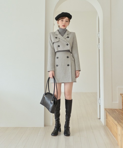 &lottie（アンドロッティ）の「simple shoulder bag（ショルダーバッグ・レディース・ホワイト/ブラック・FREE）」の13枚目の写真