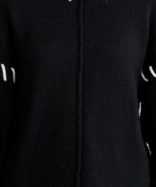 cepo（セポ）の「ハンドステッチデザインニット（ニット/セーター・レディース・ブラック/ブルー/グリーン・M）」の16枚目の写真