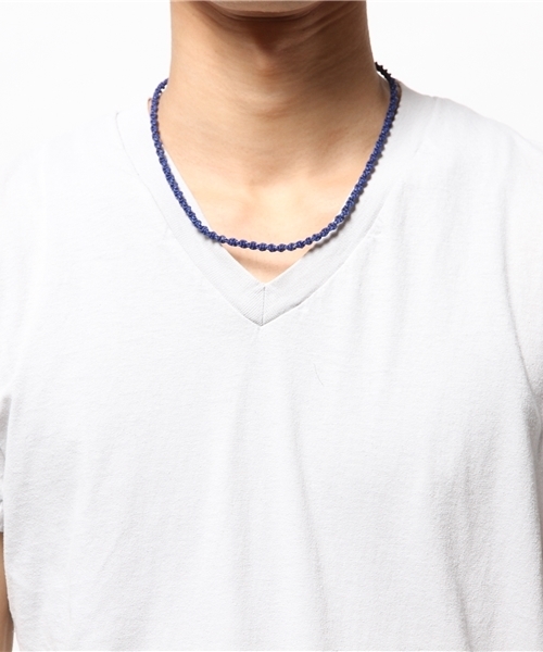 チャイハネ（チャイハネ）の「【チャイハネ】オイルコットンネックレス（ネックレス・メンズ・ブラウン/ブルー/ベージュ/ブラック/レッド・FREE）」の9枚目の写真