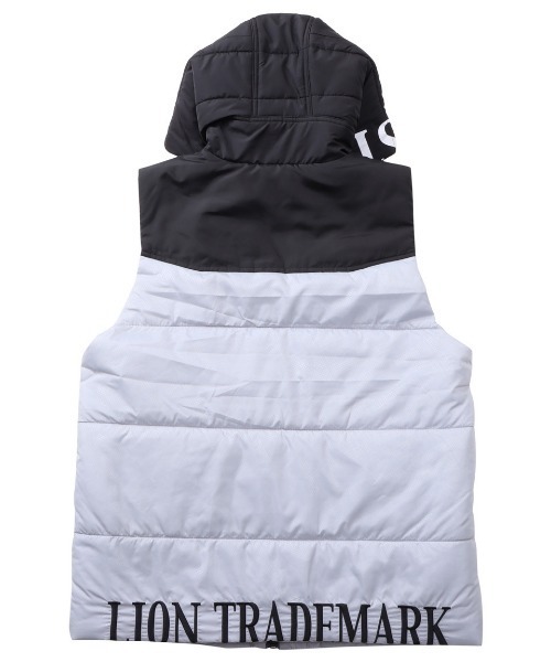 NESTA BRAND（ネスタブランド）の「撥水総柄フード中綿ベスト（ダウンベスト・メンズ・グレー/ワインレッド・XL/L/XXL/M）」の20枚目の写真