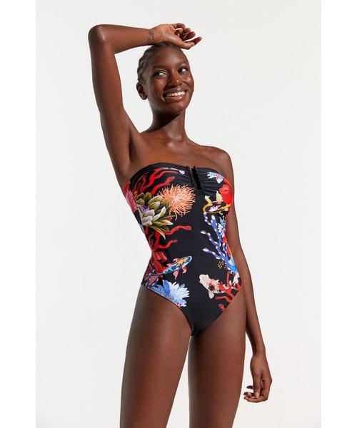 Desigual（デシグアル）の「ハートカット ワンピース水着（水着）」 - WEAR