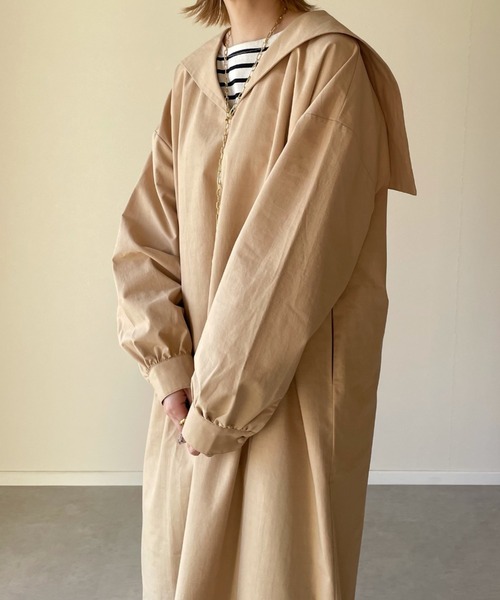 y/m by misato（イムバイミサト）の「セーラーカラーロングブラウス