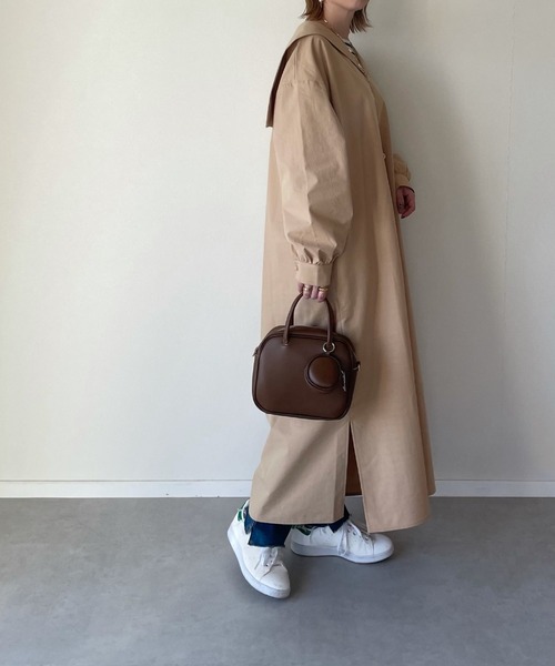 y/m by misato(イムバイミサト)の「セーラーカラーロングブラウス(シャツ/ブラウス・レディース・ベージュ/ホワイト・FREE)」の16枚目の写真