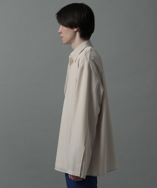 HARE(ハレ)の「トロミスキッパーシャツ(HARE)(シャツ/ブラウス・メンズ・オフホワイト/ブラック/ピンク・FREE)」の9枚目の写真