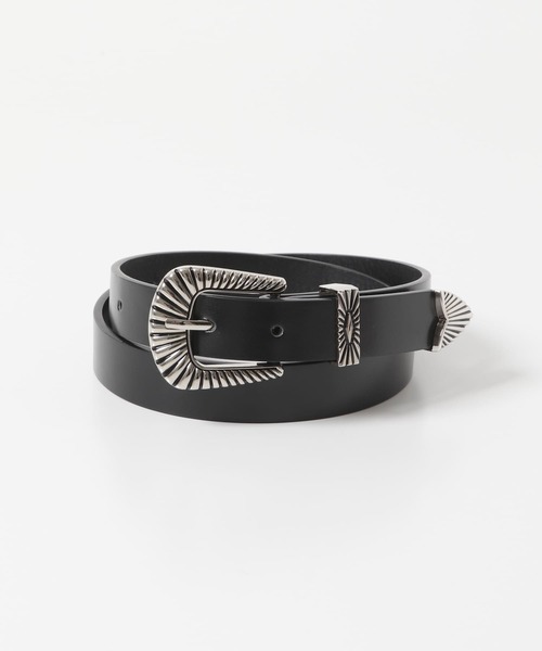 SMELLY（スメリー）の「ウエスタンベルト（ベルト・レディース・ブラック・-）」の2枚目の写真