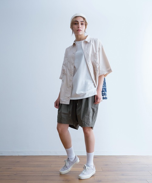 Universal Style Wear（ユニバーサルスタイルウェア）の「Universal Style Wear ナバホ柄 ミリタリーシャツ（シャツ/ブラウス・メンズ・ブラック/グレー/オフホワイト/カーキ・MEDIUM/LARGE/X-LARGE）」の10枚目の写真