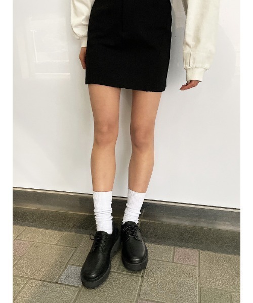 ENVYM(アンビー)の「プラットフォームオックスフォードシューズ(その他シューズ・レディース・ホワイト/ブラック・23.5cm/24.5cm/22.5cm)」の15枚目の写真