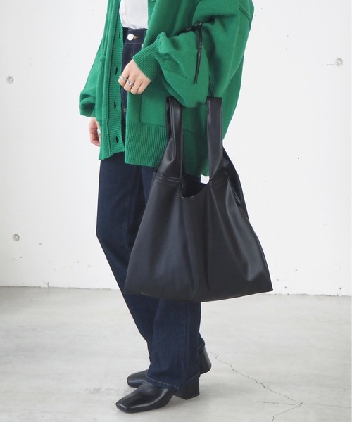 tiptop（ティップトップ）の「2wayマルシェトートバッグ（トートバッグ・レディース・アイボリー/ブラック/ゴールド・FREE）」の5枚目の写真