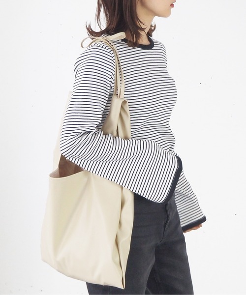 tiptop（ティップトップ）の「2wayマルシェトートバッグ（トートバッグ・レディース・アイボリー/ブラック/ゴールド・FREE）」の18枚目の写真