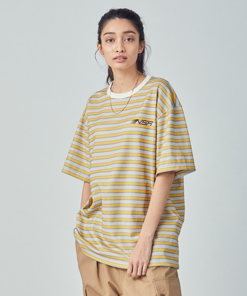 Not So Ape（ノットソーエイプ）の「Not so ApeフルプリントTシャツ（Tシャツ/カットソー・メンズ・イエロー/グレー/レッド・MEDIUM/LARGE/X-LARGE）」の2枚目の写真