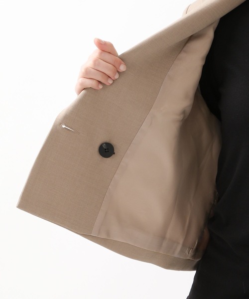 ALAND（エーランド）の「3.3Field Trip／NOTCH COLLARジャケット  2275871（テーラードジャケット・レディース・ブラック/ベージュ・FREE）」の20枚目の写真