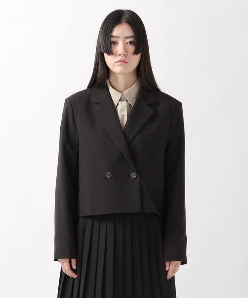 ALAND（エーランド）の「3.3Field Trip／NOTCH COLLARジャケット  2275871（テーラードジャケット・レディース・ブラック/ベージュ・FREE）」の7枚目の写真