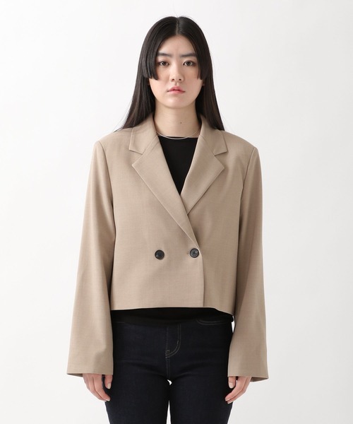 ALAND（エーランド）の「3.3Field Trip／NOTCH COLLARジャケット  2275871（テーラードジャケット・レディース・ブラック/ベージュ・FREE）」の12枚目の写真