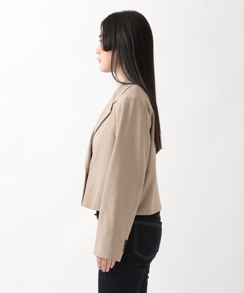 ALAND（エーランド）の「3.3Field Trip／NOTCH COLLARジャケット  2275871（テーラードジャケット・レディース・ブラック/ベージュ・FREE）」の13枚目の写真