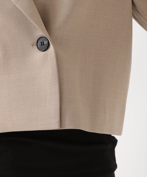 ALAND（エーランド）の「3.3Field Trip／NOTCH COLLARジャケット  2275871（テーラードジャケット・レディース・ブラック/ベージュ・FREE）」の18枚目の写真