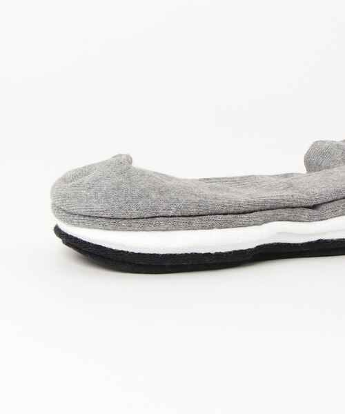 NIKE(ナイキ)の「NIKE ナイキ 3P エブリデイ クッション クウォーター ソックス(ソックス/靴下・メンズ・ブラック/マルチ/ホワイト・25-27/27-29/21-23/23-25)」の4枚目の写真