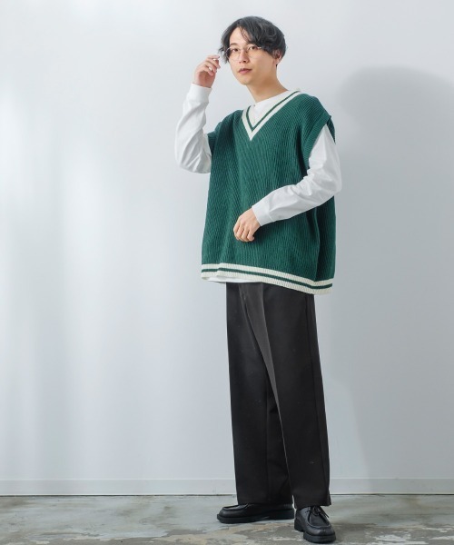 improves(インプローブス)の「【improves】ナチュラルストレッチ ワイド カラーパンツ セットアップ対応(スラックス・メンズ・ブラック/ブラウン/グリーン/クリーム・MEDIUM/LARGE)」の13枚目の写真