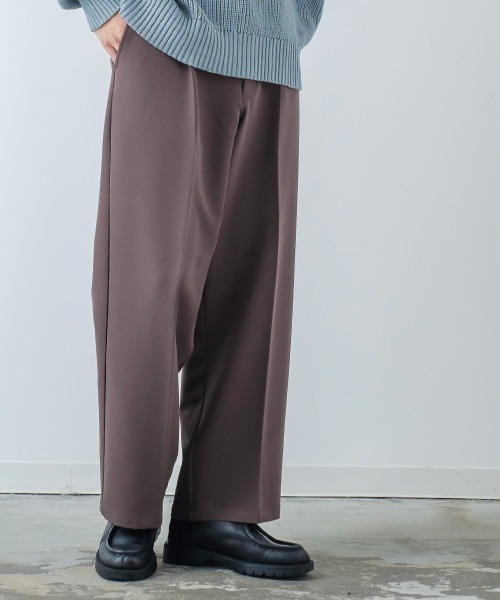 improves(インプローブス)の「【improves】ナチュラルストレッチ ワイド カラーパンツ セットアップ対応(スラックス・メンズ・ブラック/ブラウン/グリーン/クリーム・MEDIUM/LARGE)」の16枚目の写真