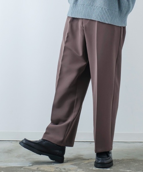 improves(インプローブス)の「【improves】ナチュラルストレッチ ワイド カラーパンツ セットアップ対応(スラックス・メンズ・ブラック/ブラウン/グリーン/クリーム・MEDIUM/LARGE)」の17枚目の写真