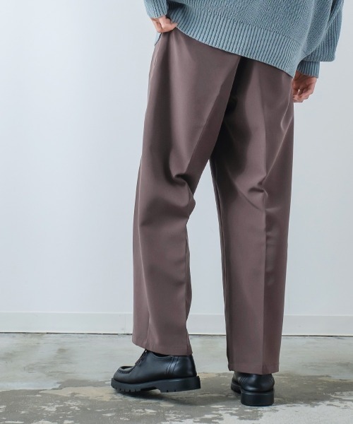 improves(インプローブス)の「【improves】ナチュラルストレッチ ワイド カラーパンツ セットアップ対応(スラックス・メンズ・ブラック/ブラウン/グリーン/クリーム・MEDIUM/LARGE)」の18枚目の写真
