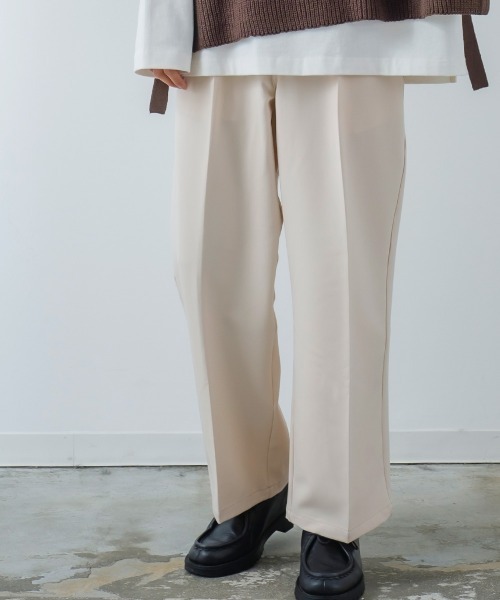 improves(インプローブス)の「【improves】ナチュラルストレッチ ワイド カラーパンツ セットアップ対応(スラックス・メンズ・ブラック/ブラウン/グリーン/クリーム・MEDIUM/LARGE)」の21枚目の写真