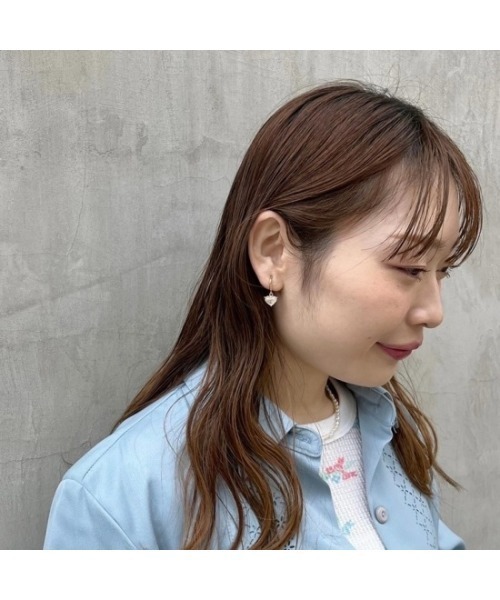 flower(フラワー)の「ピュアハートイヤリング(イヤリング・レディース・ゴールド・FREE)」の3枚目の写真