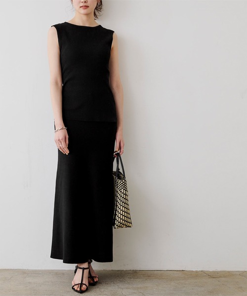 UR'S（ユアーズ）の「ニットマーメイドスカート（スカート・レディース・ブラック/グリーン/グレイッシュベージュ/ブラウン・S/M/L）」の17枚目の写真