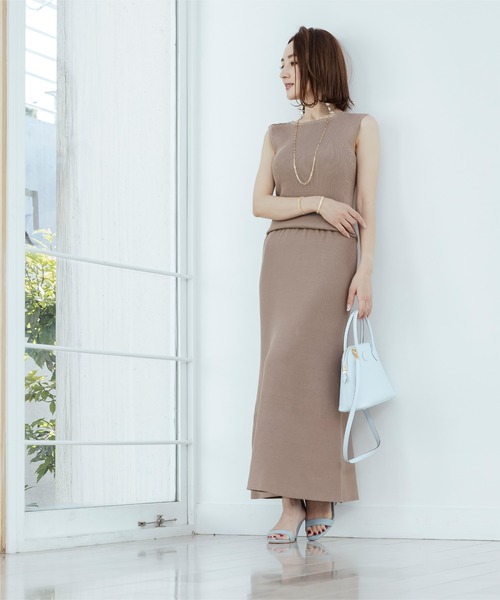 UR'S（ユアーズ）の「ニットマーメイドスカート（スカート・レディース・ブラック/グリーン/グレイッシュベージュ/ブラウン・S/M/L）」の20枚目の写真