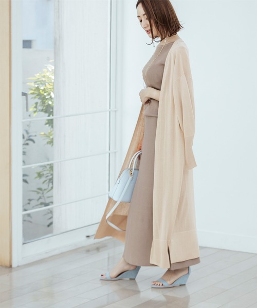 UR'S（ユアーズ）の「ニットマーメイドスカート（スカート・レディース・ブラック/グリーン/グレイッシュベージュ/ブラウン・S/M/L）」の6枚目の写真