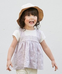 petit main | 胸レースドッキングT(Tシャツ/カットソー)