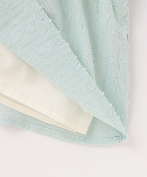 petit main(プティマイン)の「胸レースドッキングT(Tシャツ/カットソー・キッズ・ラベンダー/マルチ/エメラルド・80cm/110cm/120cm/90cm/100cm/130cm)」の17枚目の写真