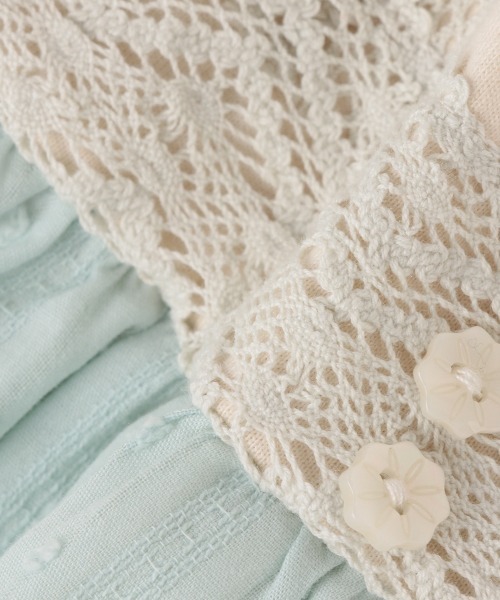 petit main(プティマイン)の「胸レースドッキングT(Tシャツ/カットソー・キッズ・ラベンダー/マルチ/エメラルド・80cm/110cm/120cm/90cm/100cm/130cm)」の15枚目の写真