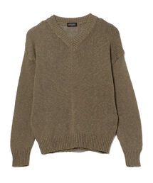 ROBERTO COLLINA / コットンリネン Vネックニット