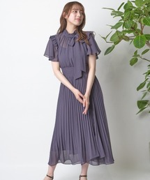 WILLSELECTION | ジョーゼットフレア袖ワンピース(ドレス)