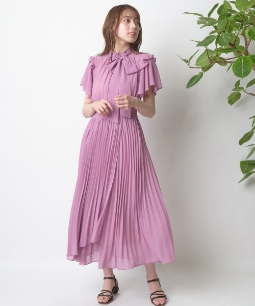 WILLSELECTION ウィルセレクション　フレア袖ワンピース WILLSELECTION（ウィルセレクション）の「ジョーゼットフレア袖