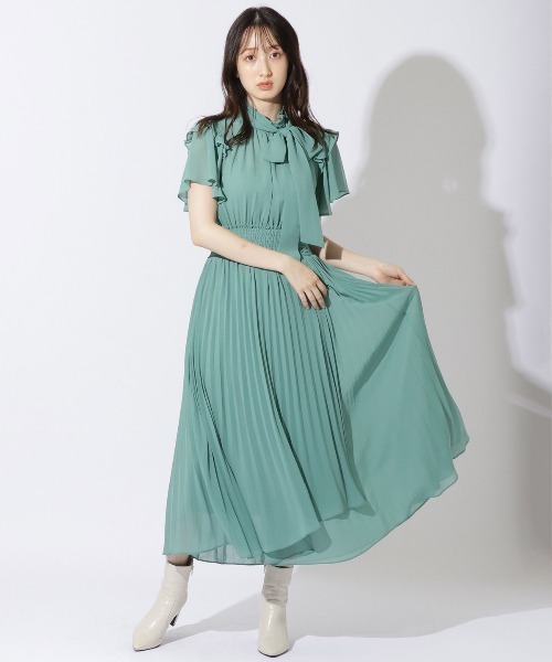 WILLSELECTION ウィルセレクション　フレア袖ワンピース WILLSELECTION（ウィルセレクション）の「ジョーゼットフレア袖