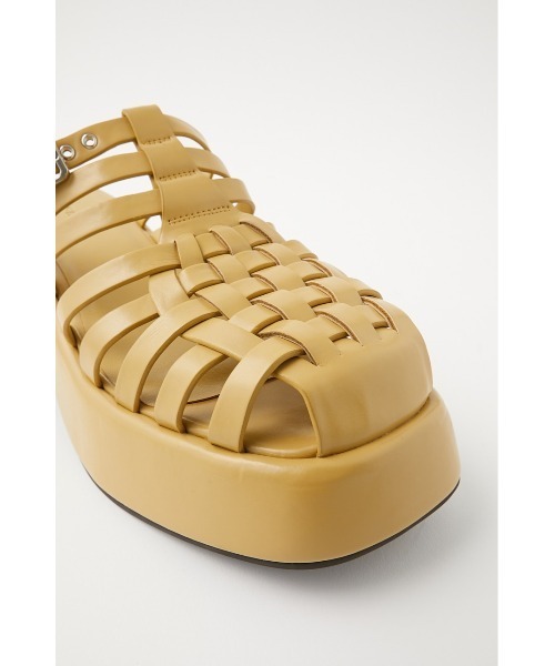 MOUSSY（マウジー）の「GURKHA WEDGE ミュール（サンダル・レディース・ブラック/イエロー・MEDIUM/SMALL/LARGE）」の14枚目の写真