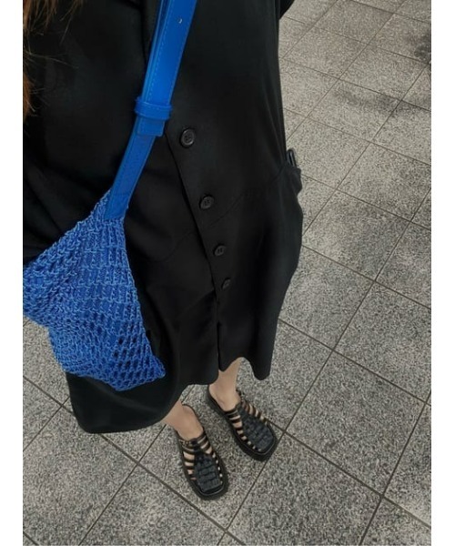 MOUSSY（マウジー）の「GURKHA WEDGE ミュール（サンダル・レディース・ブラック/イエロー・MEDIUM/SMALL/LARGE）」の22枚目の写真