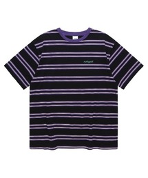 【mahagrid】ROPE LOGO STRIPED TEE / マハグリッド ロープ ロゴ ストライプ Tシャツ