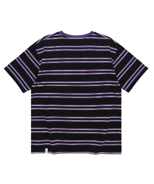 MAHAGRID（マハグリッド）の「【mahagrid】ROPE LOGO STRIPED TEE / マハグリッド ロープ ロゴ ストライプ Tシャツ（Tシャツ/カットソー・メンズ・ブラック/ブルー/ピンク・X-LARGE/MEDIUM/SMALL/LARGE）」の6枚目の写真